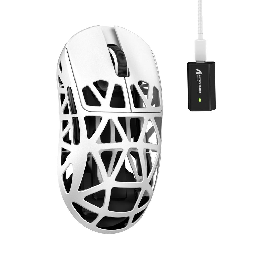 SHARK R2 Magnesium Alloy Mouse Gaming Mouse 8k Mouse PixArt PAW3950 Optical Sensor 47g Ultra Light 3 Mode Connection Wired Double Channel 42000DPI 50G