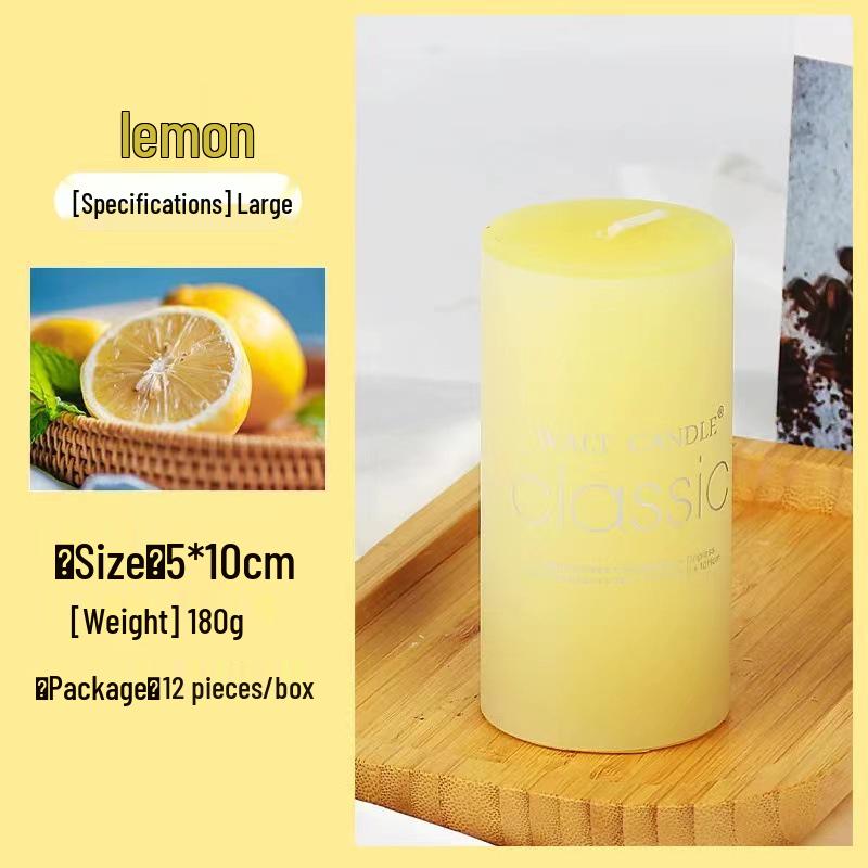 Красочные цилиндрические ароматические свечи - Бездымные для экстренных случаев, свадеб, дней рождения и украшения церкви или отеля