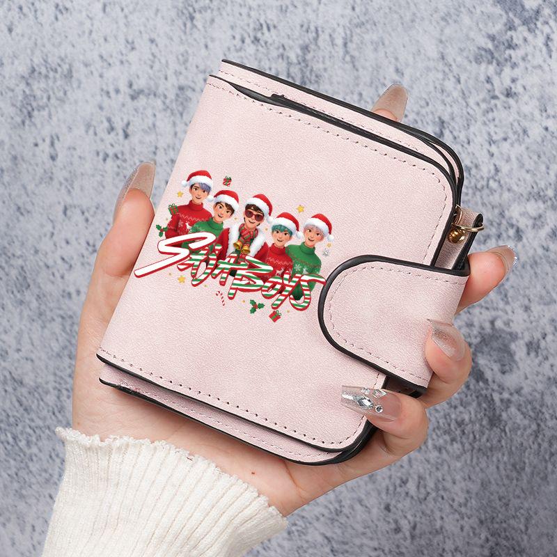 Kpop Devil Hunter Wallet Women Cute Hunter Coin Wallet Credit Card Holder Passport PU Wallet