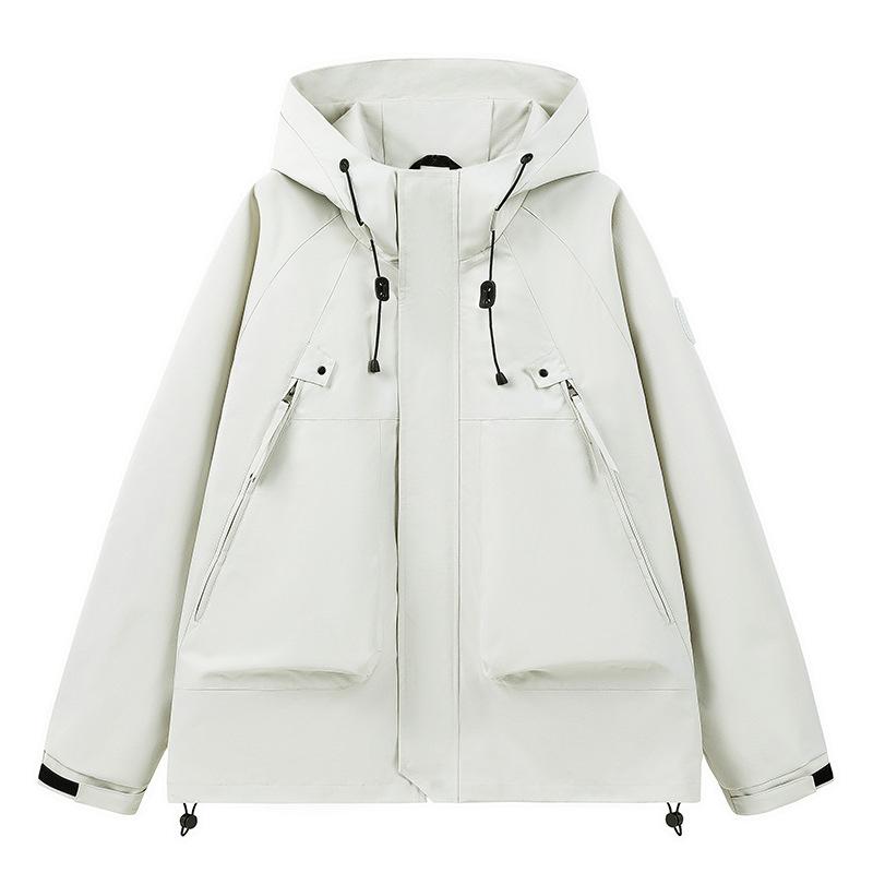 Jacket Autumn High Quality Outdoor Couple Hooded Single Layer Windproof Waterproof Jacket