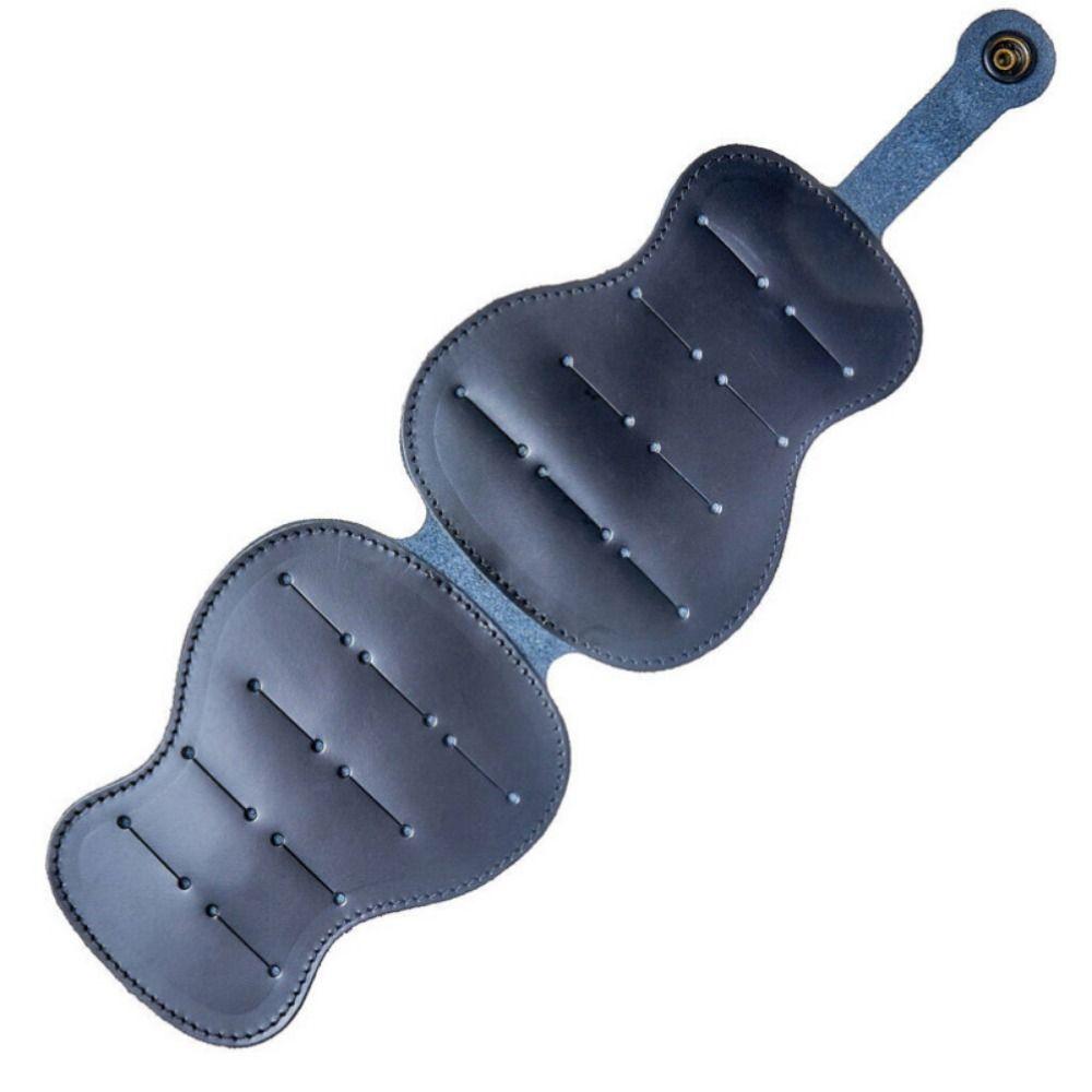 PU Leather Guitar Picks Holder Case Can Hold 18 Pieces Guitar Plectrums Bag Universal