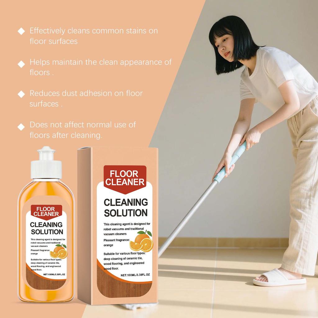 Household hardwood floor cleaner floor mopping liquid mild and non-irritating cleaning liquid 100ml