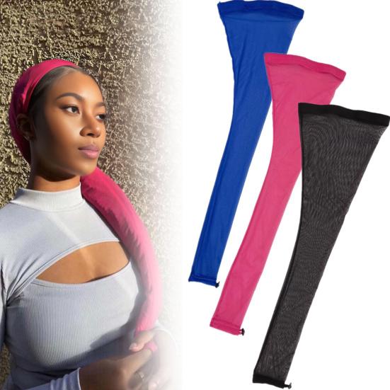 2Pcs 28-inches Long Hair Weave Sleeve Cap Reusable Lightweight Breathable Stretchy Women Wig Cap Hairnet Box Braid Dreadlock Twists Braids Sleeve