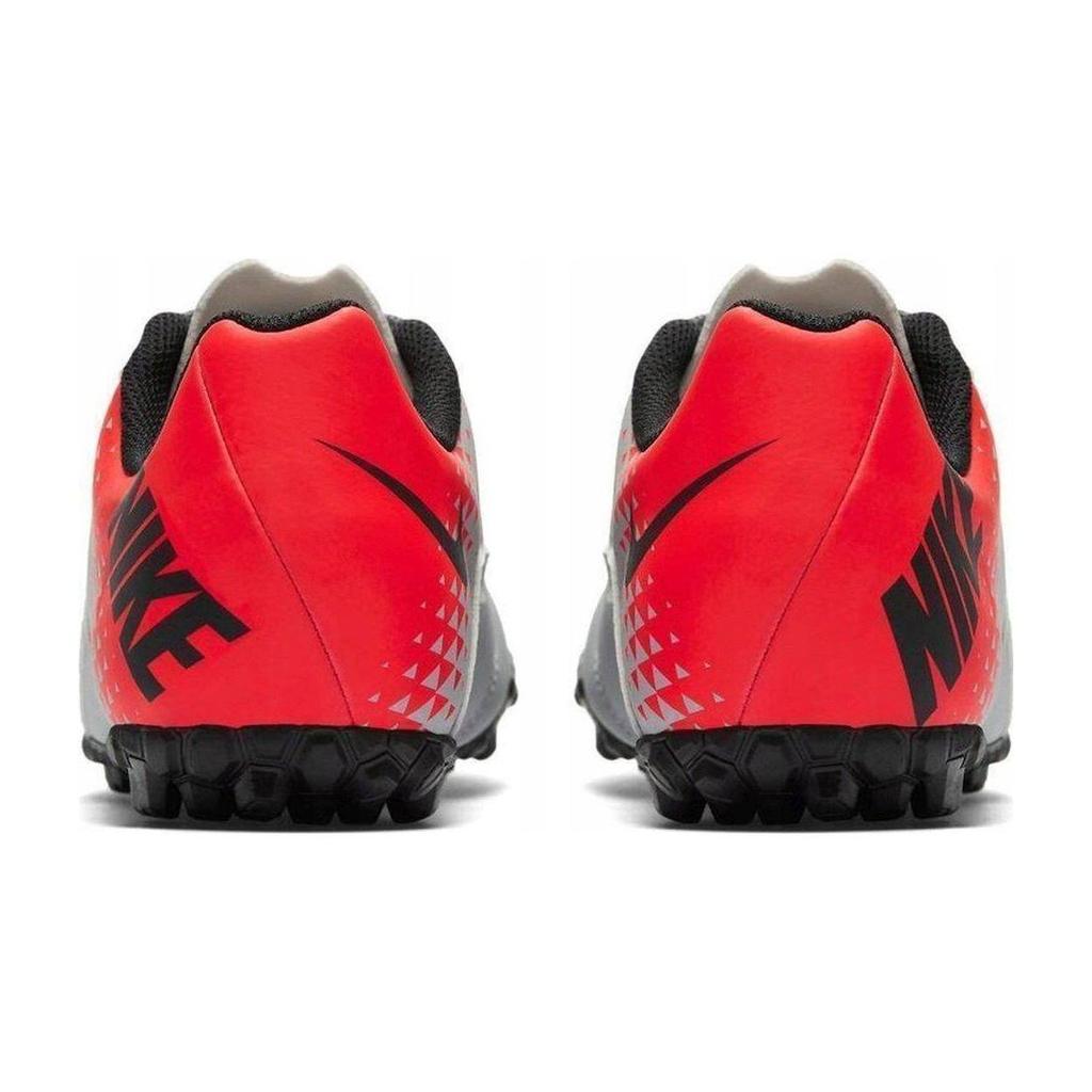 Nike Bombax Круглый носок Шнуровка Нескользящие Амортизирующие Износостойкие Низкие Детские Футбольные Бутсы Детские Футбольные Бутсы Серый Красный 826488-006