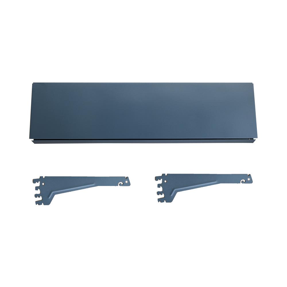 Стиль Анчен Серый Белый Утолщенная Стойка для Выкладки Полка Перегородка