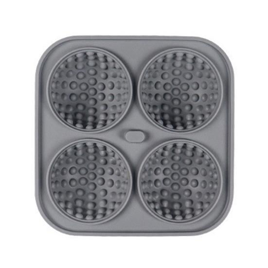 Ice Cube Mold Golf Ball Spherical Ice Mold Non-stick Flexible Silicone Ice Ball Maker for Home Kitchen Bar