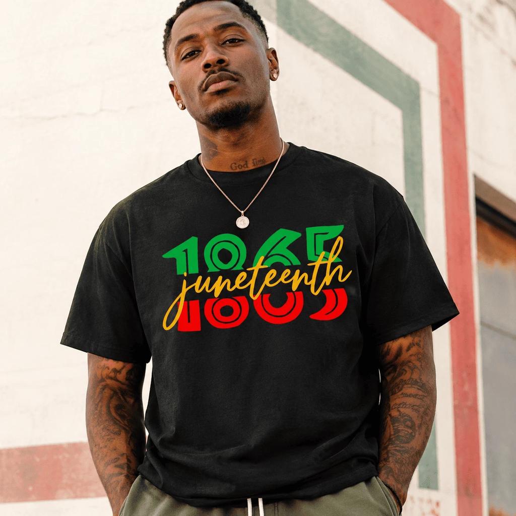 1865 Juneteenth Celebrate Freedom Black Pride Men's Graphic T-Shirt