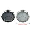 DFN1   Mercedes Benz wheel center cap 4pcs black 75mm Hubcap For Mercedes w204 w211 w205 W212 amg w203 w213 w124 w176 w177 accessories