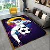 Retro Captain Tsubasa Soccer Cartoon Carpet Rug for Bedroom Living Room Sofa Doormat Home Decor,Kid Game Area Rug Non-slip Gift
