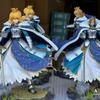 Фигурка Артория Пендрагон Saber из Fate/Grand Order, достойная коллекционеров, с миниатюрной накидкой, доспехами, короной. Для фанатов FGO, настольное украшение.