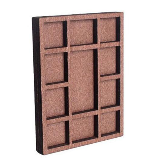 Miniature Trinket Shelf Wooden Crystal Display Shelf Miniature Collectibles Organizer Printers Tray for Gems Stones Shells