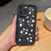 Зелено-белый чехол для телефона с цветочным узором для iPhone 16/15/14/13/12/11/X, Мягкий, Высококачественный, Дизайн с бамбуком