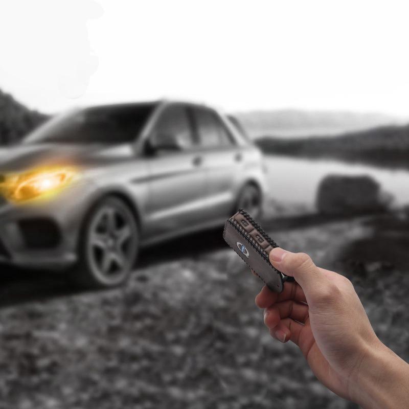 Кожаный чехол-держатель-защита для автомобильного ключа Volvo XC60 XC40 XC90 S90 V60 S60 V90 C40 Polestar 1 Polestar 2 Аксессуары NS0