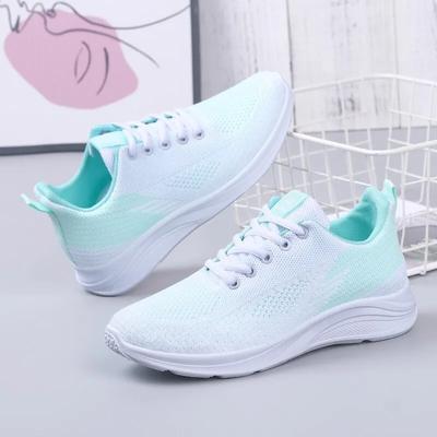 Весенние новые женские кроссовки Flying Weave Mesh Sport Casual Lightweight Soft Sole Running Shoes Chaussure Femme Zapatillas Mujer Female