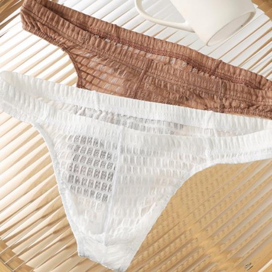 Мужские Стринги Сексуальные Низкой Посадки G-String Бикини Трусы Ультратонкие С Т-образной Спинкой Нижнее Белье С Поддержкой U-образного Мешочка Трусы