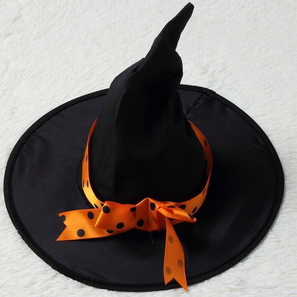 Halloween Girls Dress Printed Dress Witch Role Play Cosplay Costume Masquerade Costume With Hat