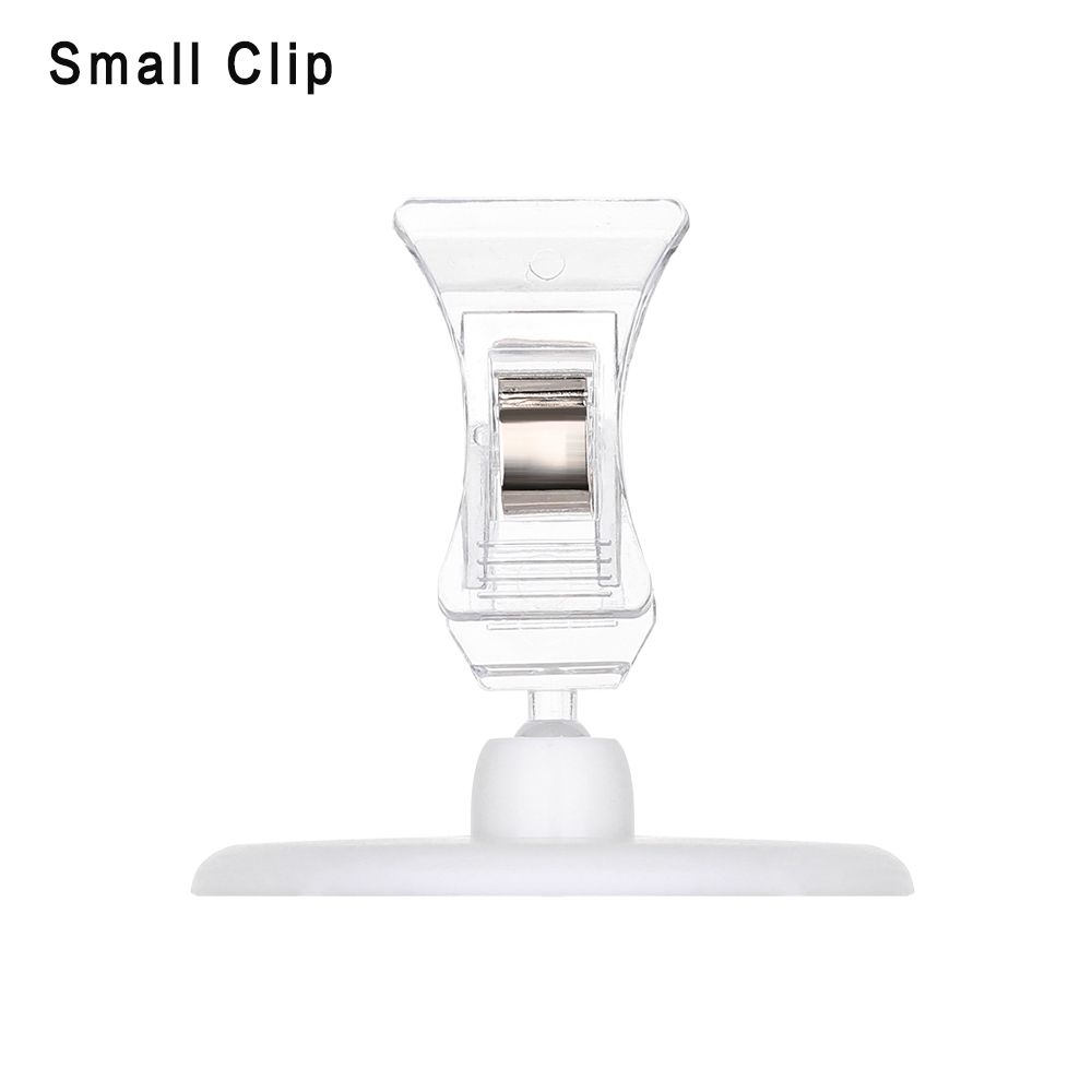 2PCS Sign Card  Double Clips Useful Transparent Plastic Advertising Folder  Display Holder