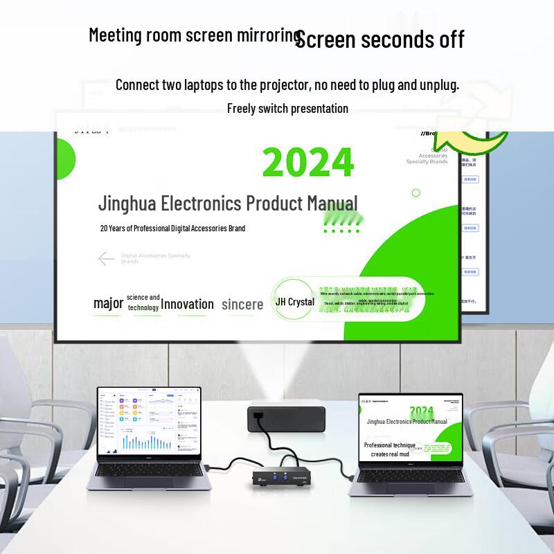 JINGHUA HD VGA Переключатель видеосигнала