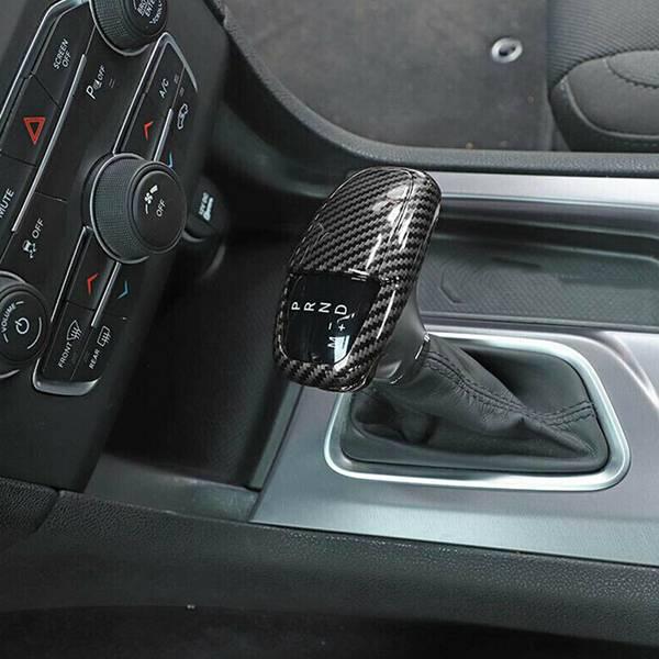 Compatible Gear Shift Knob Cover Trim for 2015-2022 Dodge Ram, Challenger, Durango