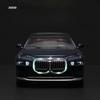 Трендовая симуляция 1:24 BMW I7 G70 Модель легкосплавного автомобиля с коробкой для демонстрации коллекции Миниатюрный автомобиль для дома Декоративные украшения Детские игрушки Мужской автомобиль Подарок