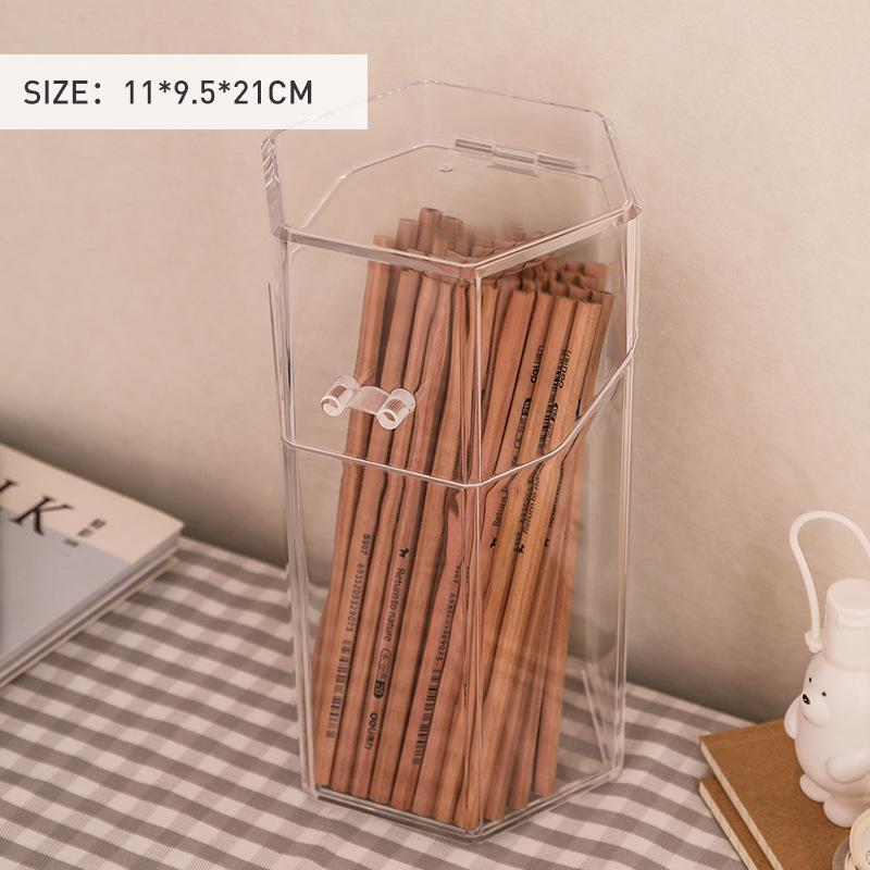 Акриловый пылезащитный держатель для ручек и органайзер для кистей для макияжа