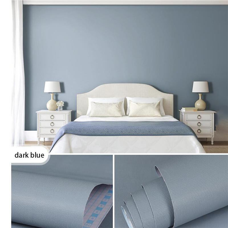 10 м макарон чистый цвет утолщается ПВХ DIY гостиная пленка самоклеящаяся настенная бумага водостойкая настенная наклейка декоративная