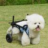 Adjustable Pet Wheelchair Cart Comfortable Rehabilitation Walking Assistant  Outdoor Use