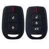 Silicone Car Remote Key Shell Case For Renault Duster Sandero Logan Clio Captur Laguna Scenic 2015 2016 fob 2/3 Buttons