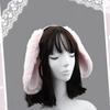 Soft Bunny Ears Headband Lop-eared Plush Headwear Elegant Easter Rabbit Hair Hoop  Events