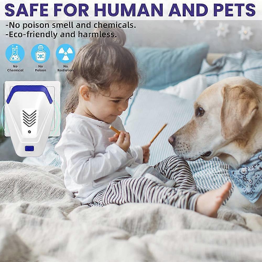 Rodent Repeller,Electronic Ultrasonic Squirrel Mouse Repellent Plug in, Rat Repeller