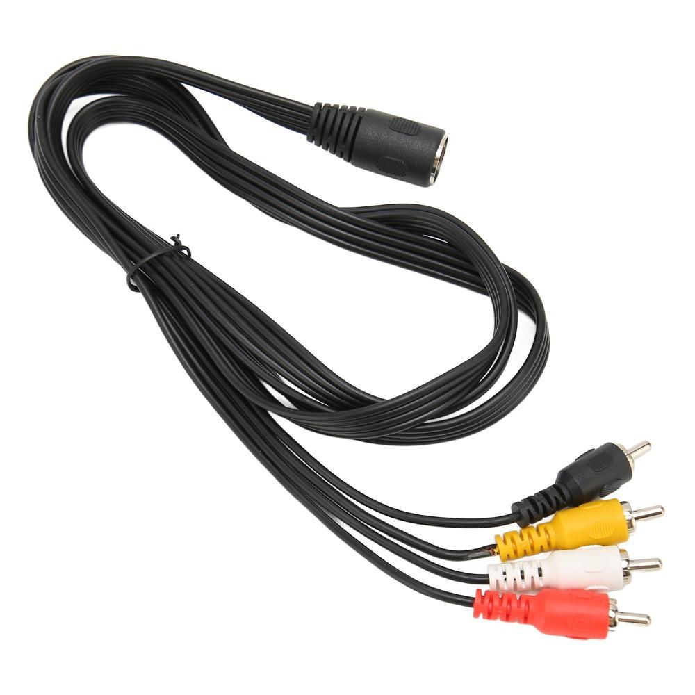 Кабель-переходник 5-контактный DIN (папа) на 4 RCA (мама), Plug and Play, Профессиональный аудиоадаптер, 4,9 фута, Аудиокабель для CD-усилителя