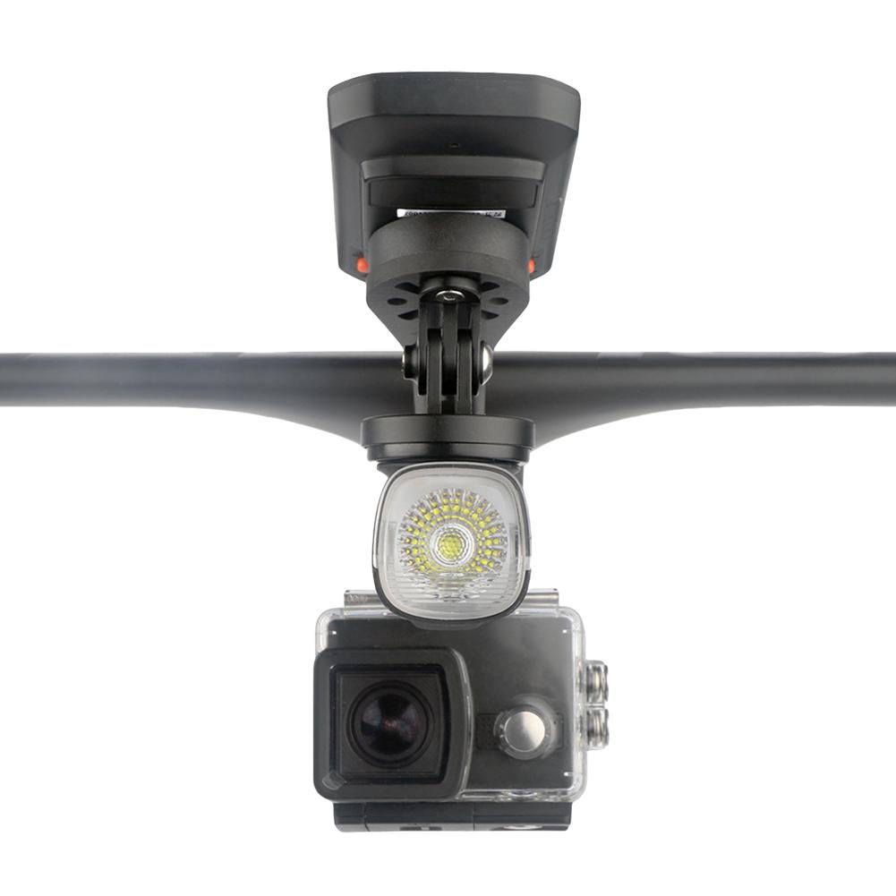 Bicycle Integrated Handlebar Headlight Bracket Road Bike Light Holder Aluminum Alloy Extension Stand for Sports Camera