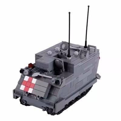 Вторая мировая война США Основной боевой танк M26 M12 Бронированный автомобиль Военный медицинский автомобиль Скоростной катер Сцена войны Грузовой перевозчик Кирпичи Игрушки Подарок для мальчиков