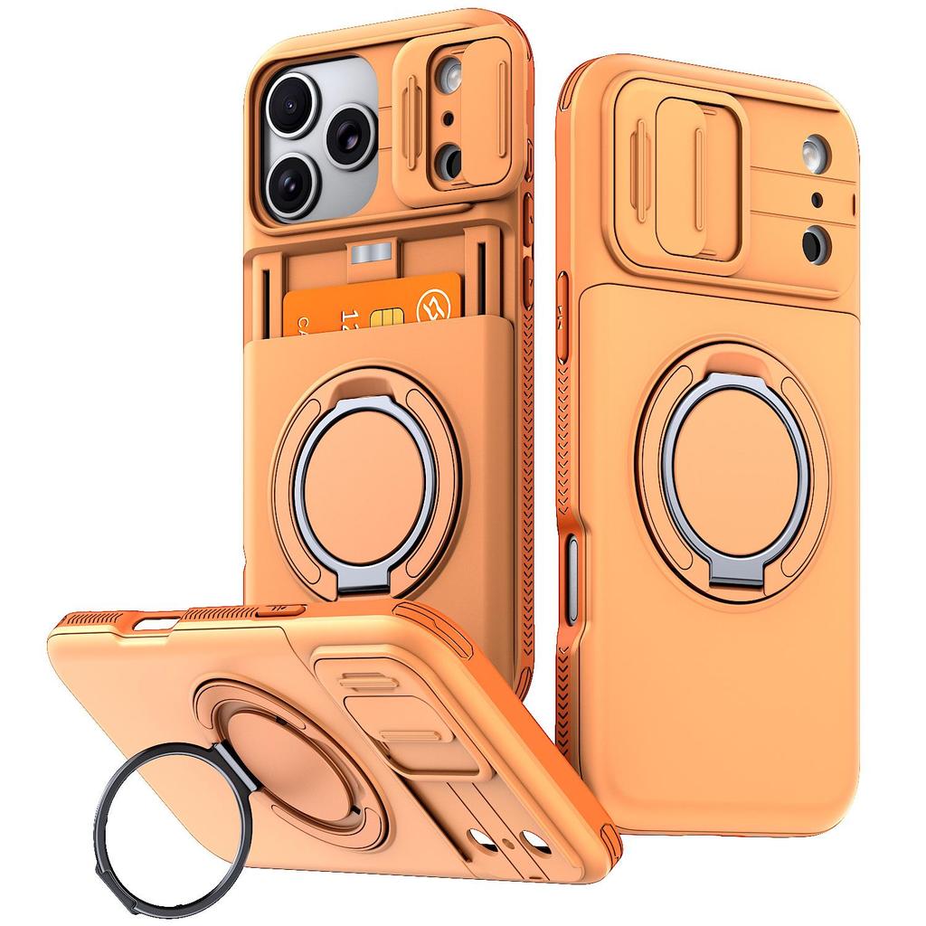 Чехол для iPhone 17/18 Pro Max, с окошком для карты, противоударный корпус