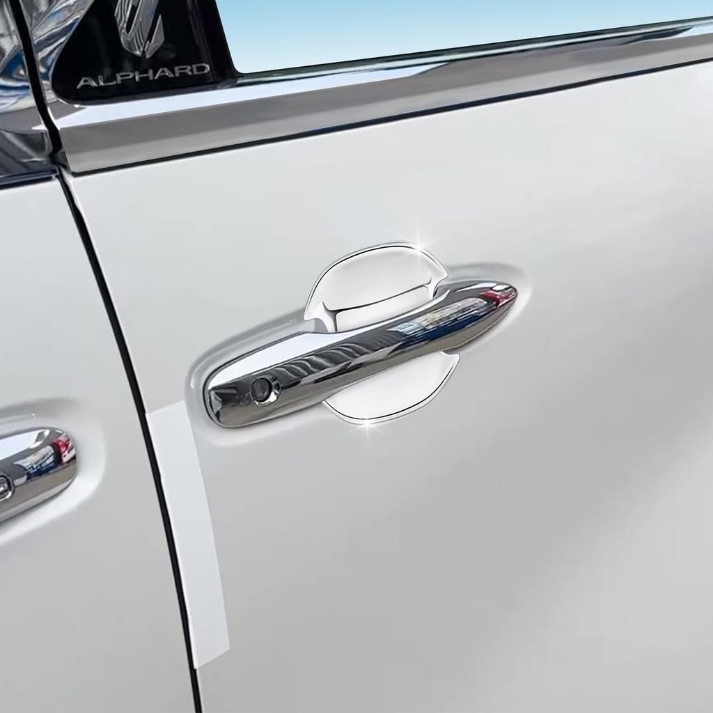 YOFAMO Toyota Alphard 40 Series Exclusive Door Handle Protector Cover Door Knob Protector Sticker Bowl Cover Garnish Doorknob Nail Scratch Preven