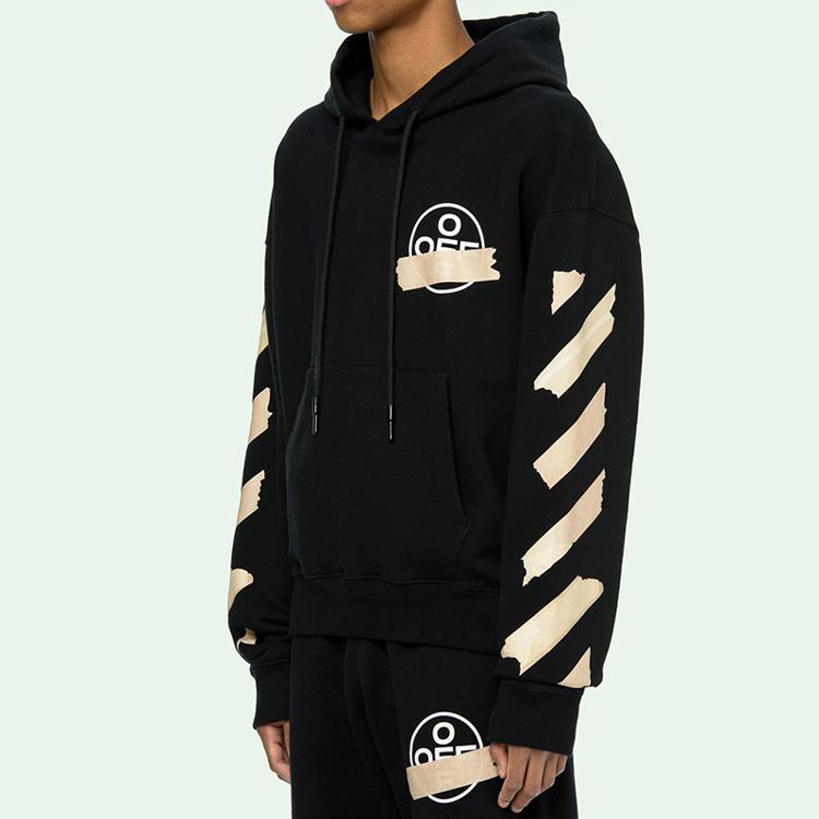 OFF WHITE Толстовка с лентой Diag Arrows OMBB037R20E300021048