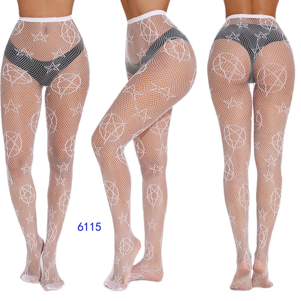 Женский набор колготок с принтом скелета на Хэллоуин Мягкий и удобный дизайн**