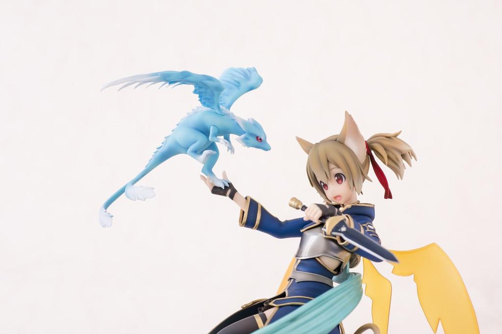 Смешные рыцари Sword Art Online Silica ALO scale ПВХ окрашенная готовая фигурка Ver. 1/8