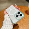 For iPhone 14 Pro Max Magnetic Case Color Matching TPU + Acrylic Gradient Clear Phone Cover
