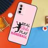 Стильный чехол для игры в гандбол для Samsung Galaxy A15 A25 A35 A55 A52 A32 A12 A14 A34 A54 A51 A71 A53 A33 A13