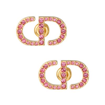 Серьги из искусственного хрусталя CD Letter Изысканные женские серьги E1742PTCCY-D324