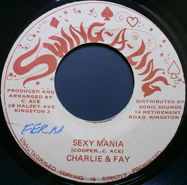 7-дюймовая пластинка CHARLIE ACE FAY BENNETT CHARLIE Sexy Mania Herb Man Special NONE SwingALing Ямайка Регги Ска Даб Б/У