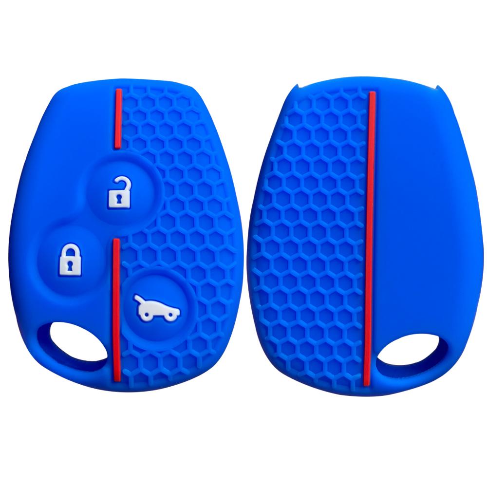 Силиконовый чехол для ключа держатель чехол для ключа для Renault Clio 3 Logan 2 Dacia Duster sandero stepway Lada Largus для Nissan Almera terrano