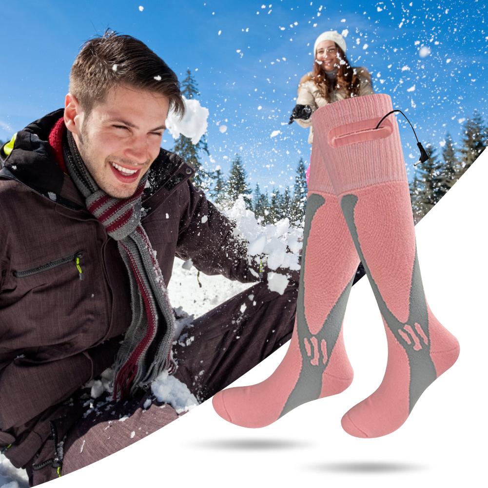 Electric Heated Socks Electric Heating Socks Fast Heating Battery Heated Socks Breathable Outdoor Sport Socks for Camping Hiking