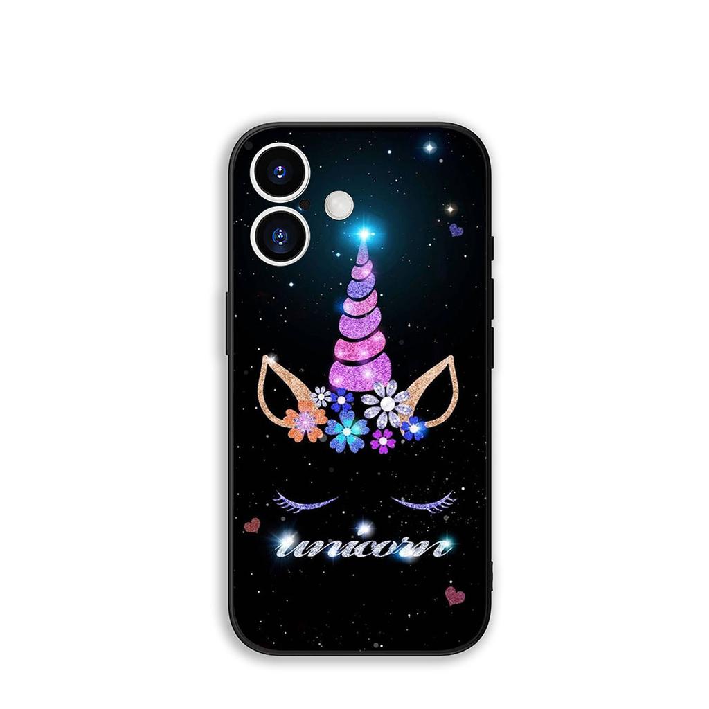 Для OPPO A54 A40 A60 A80 A18 A16 A17 A38 A78 A79 A57 A55 A96 A15 A12 Чехол для телефона Обои Единорог Милый Постер Корпус