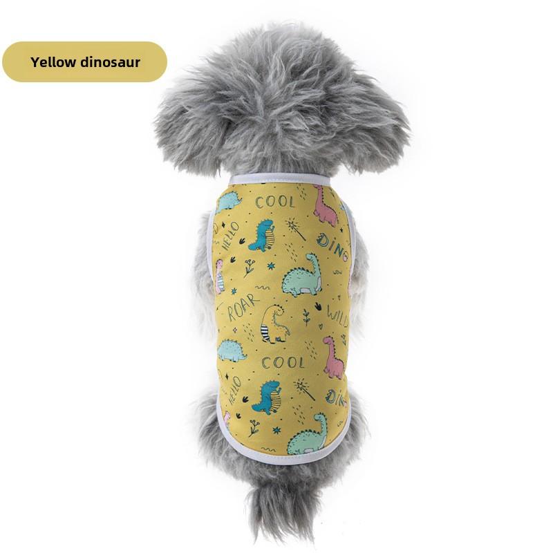 Осенне-летний милый модный жилет для собак и котят, одежда для домашних животных