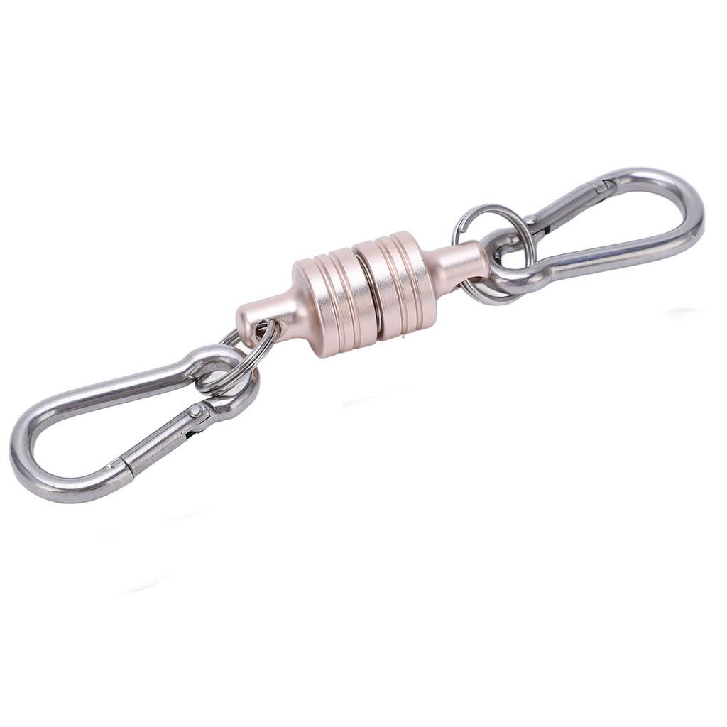 MagConnect 2KG Магнитный отсоединяемый разъемный брелок Надежное крепление ключей к сумке Легкий доступ к ключам Серебристый