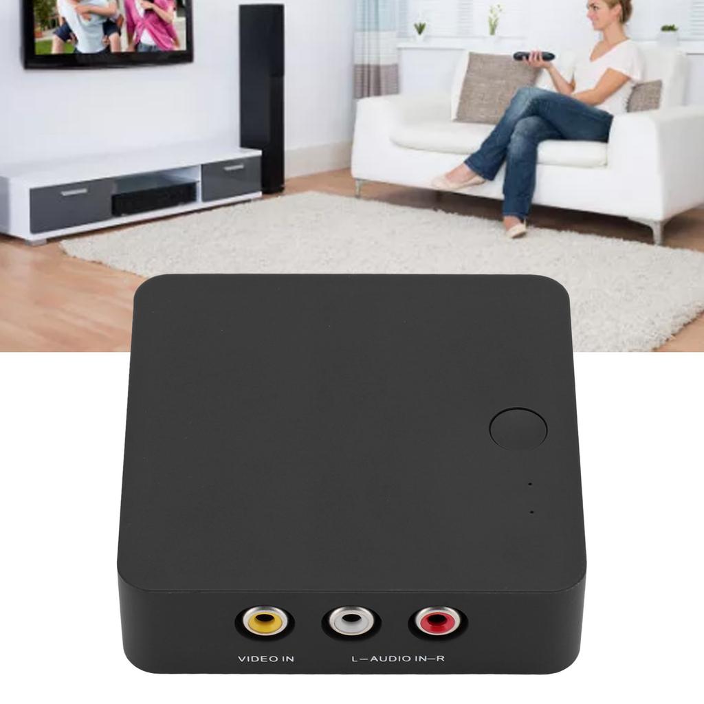 RCA To HD Multimedia Interface Converter Plug and Play AV To HD Video Converter Recorder for VCR VHS