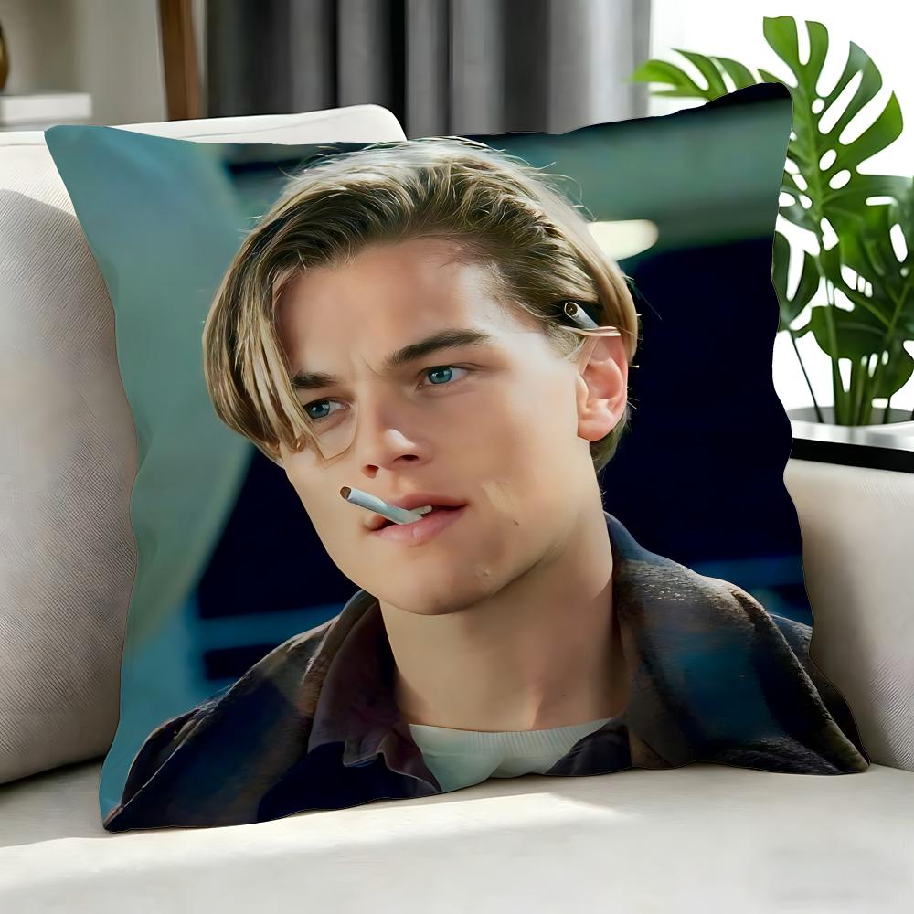 movie  Leonardo DiCaprio Cushion Cover Cushion Cover Set Pcs x x x Pillowcase Decorative Sofa Home Decor