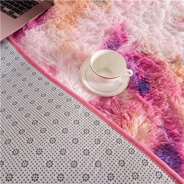 Living Room Carpet Decoration Fluffy Soft Large Size Rugs Bright Color Anti Slip Floor Mat Bedroom Study Washable Rugs Carpets 160x230